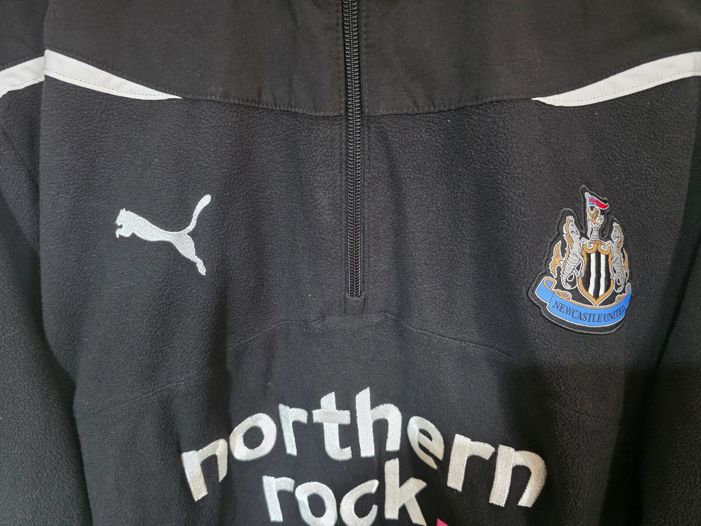 Newcastle United 2011/12 Puma 1/4 zip fleece - Large