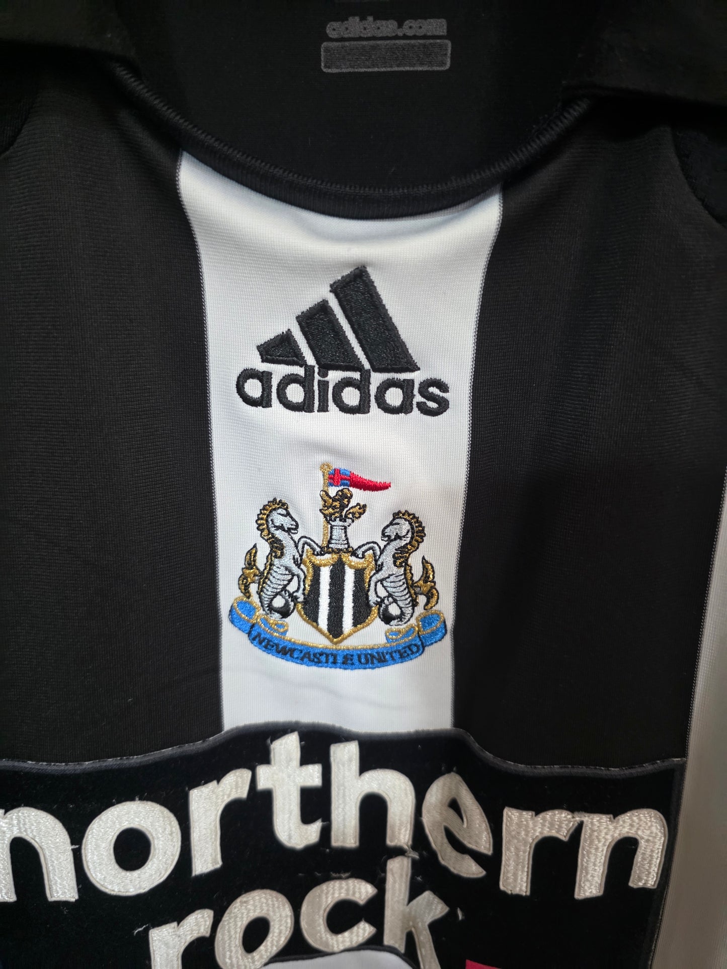 Newcastle United 2007/09 Adidas home shirt - XXL