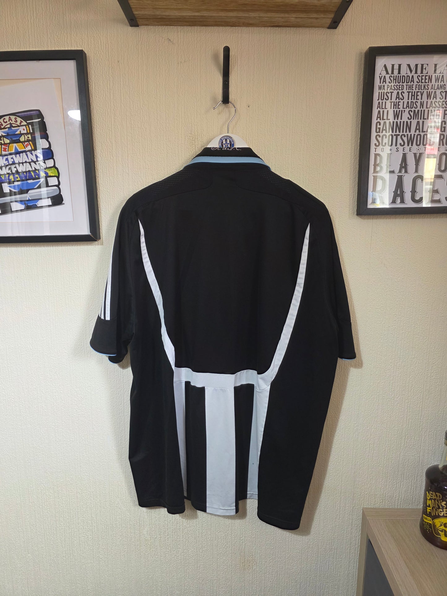 Newcastle United 2007/09 Adidas home shirt - XXL
