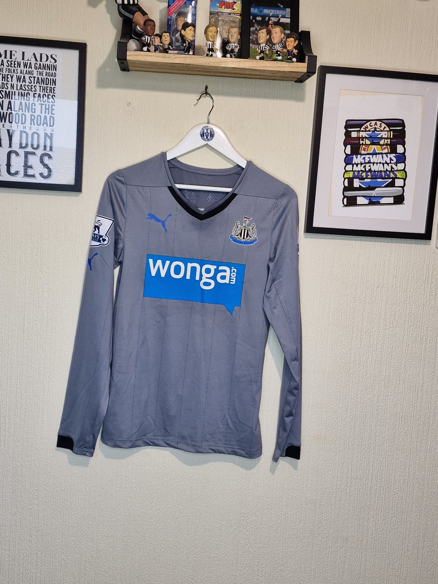 Yohann Gouffran 2014/15 Match issued Newcastle United shirt