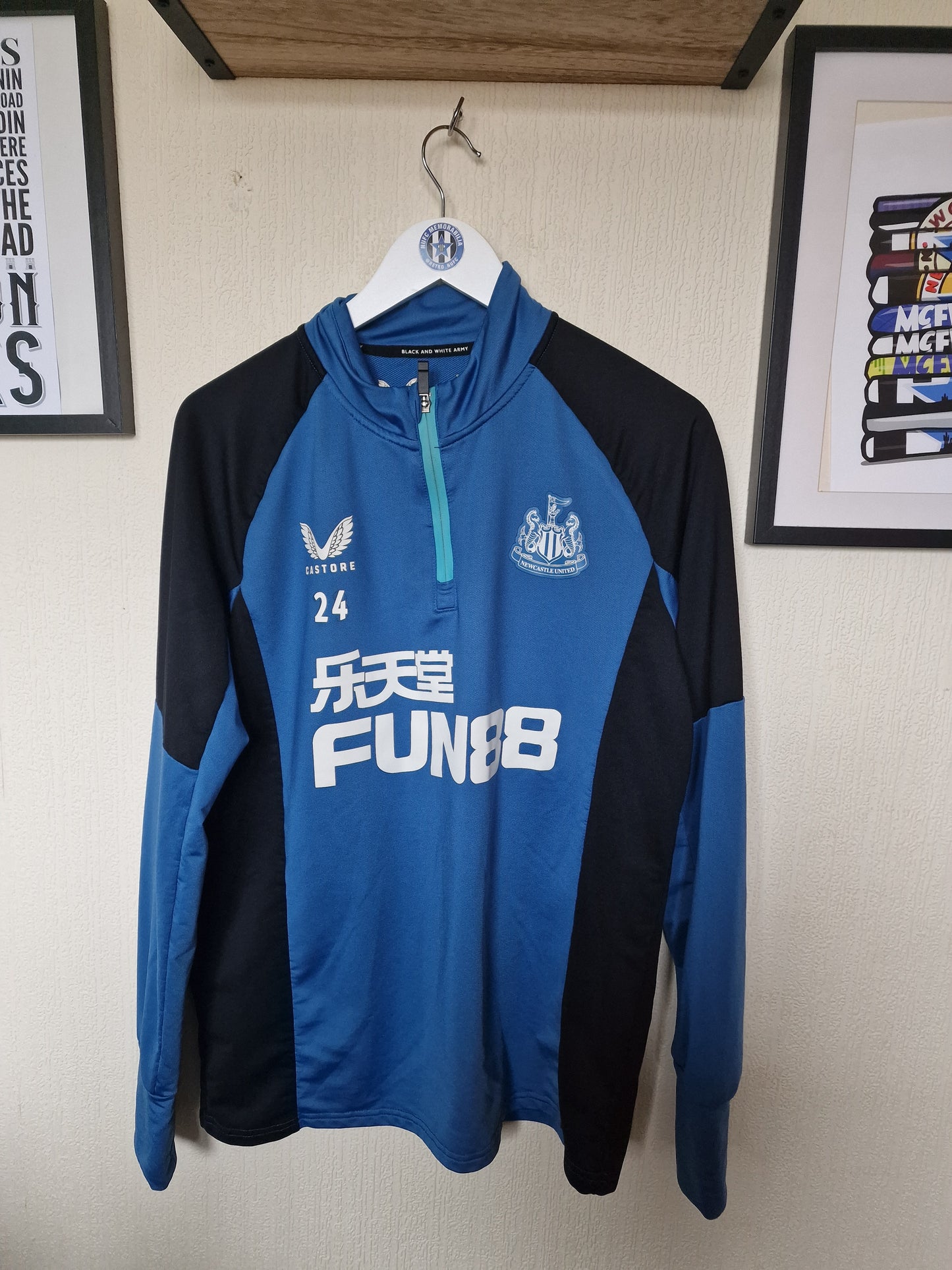 Newcastle United 2021/22 Miguel Almiron worn training top